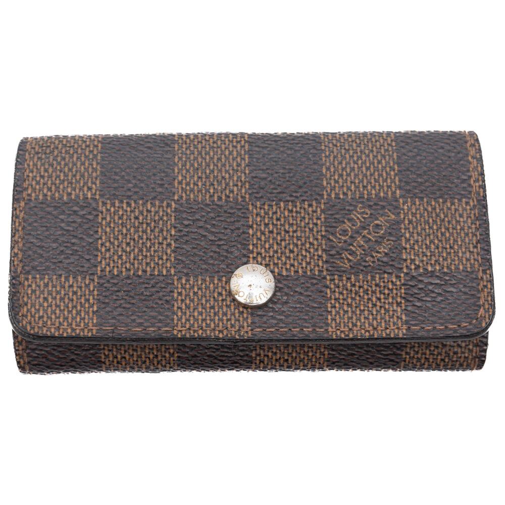 Authentic Louis Vuitton Damier Ebene Multicles 4 Key Holder 2009 France